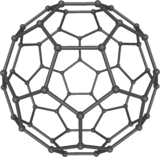 Atomic structure of a buckyball